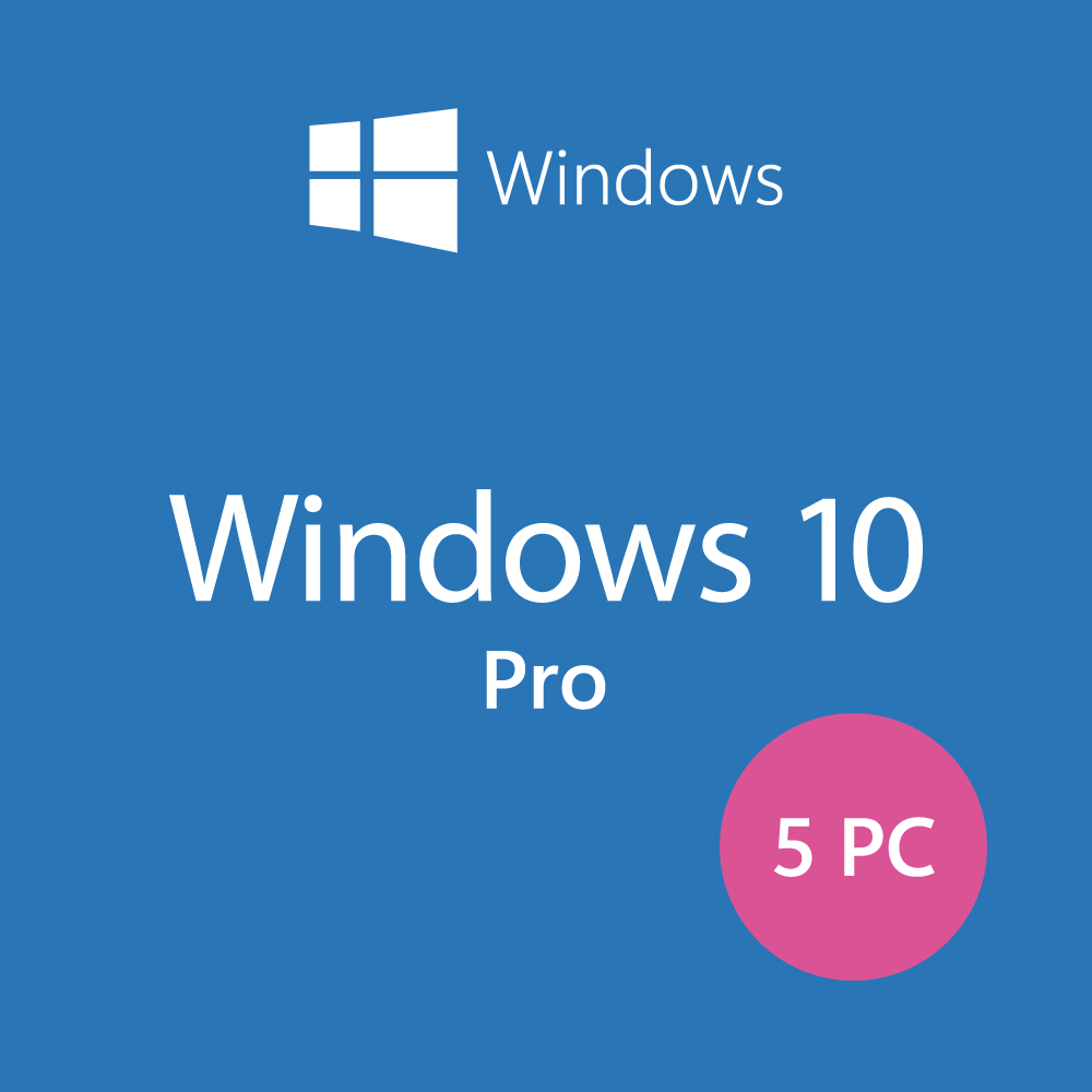 Windows 10 PRO 5 dispositivos
