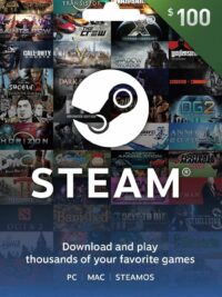 Código $100 Steam Wallet GLOBAL