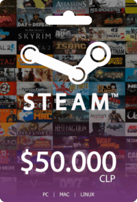 Código $50.000 Steam Wallet Chile