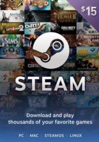 Código $15 Steam Wallet GLOBAL