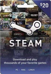 Código $20 Steam Wallet GLOBAL